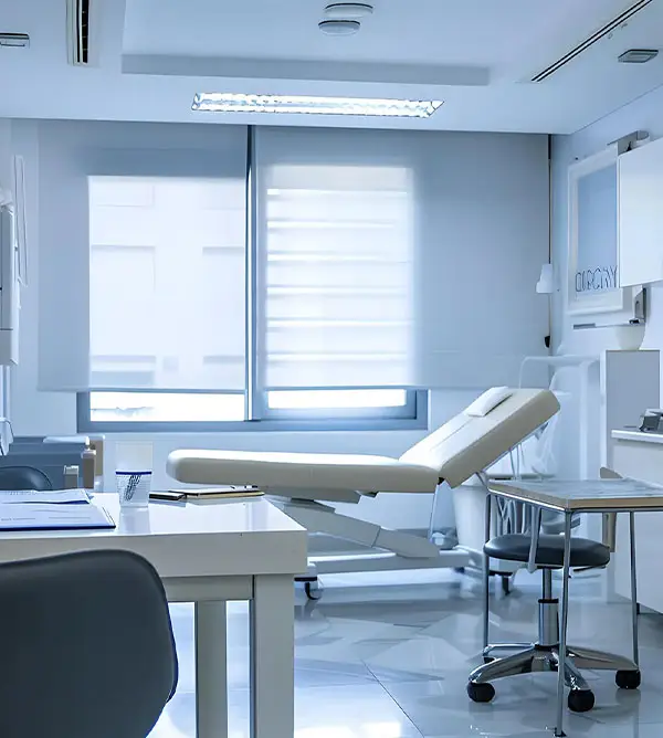 Foco de sala de consultório mobiliado no Paraíso, em clínica da Medical Place no Paraíso, em São Paulo.