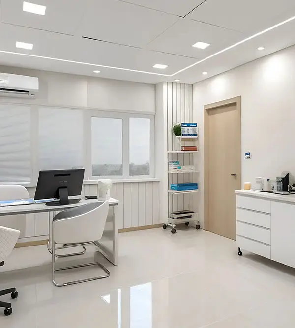 Foto de consultório compartilhado. Aluguel de consultório em São Paulo, em clínica da Medical Place no Paraíso, em São Paulo.