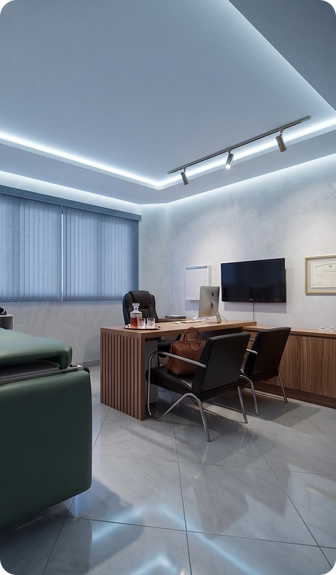 sala da Medical Place, no bairro do Paraíso, em São Paulo (SP).